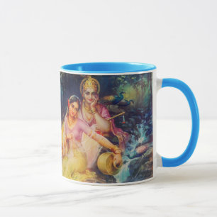 Radha und Krishna Tasse