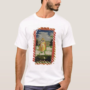 Radha und Krishna Umarmung in einem idealisierten T-Shirt