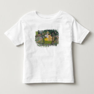 Radha und Krishna Umarmung in einer Waldung des Kleinkind T-shirt