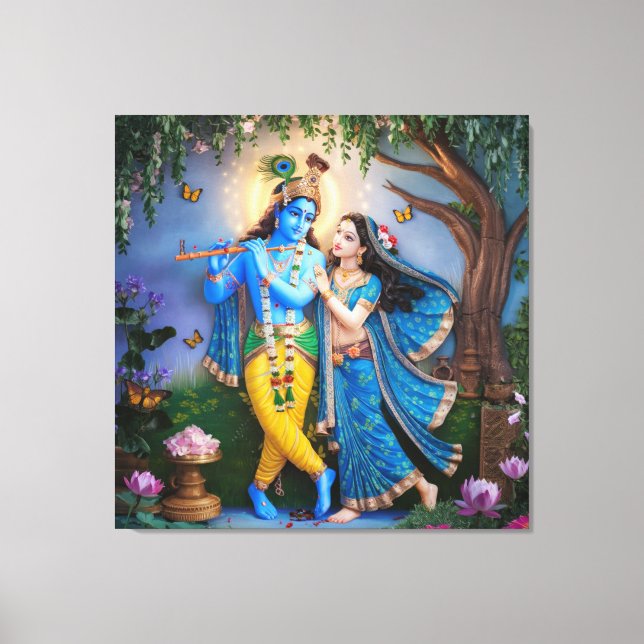 RadheKrishn Leinwanddruck (Vorderseite)