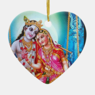 Radhey Krishna Liebe Keramik Ornament
