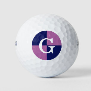 Radial Orchid Navy Blue LG Schachbrett Monogram Golfball