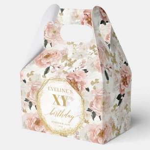 Radialblush Pink Aquarell Geburtstags-Lieblingsbox Geschenkschachtel