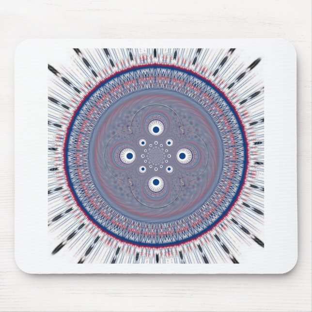 Radialdesign Art Print Mousepad (Vorne)