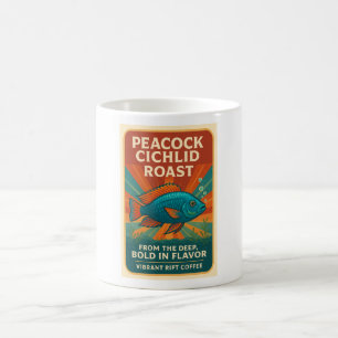 Radiale Rift Roast - Peacock Cichlid Kaffee Kaffeetasse