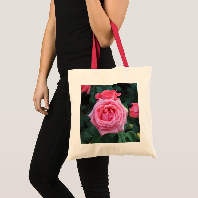 Radiale Rose Tote Tasche (Vorderseite (Produkt))