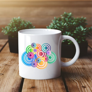 Radiale Runden: Tasse der Circle Color