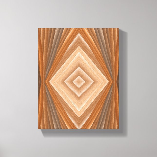 Radiale Threads: Die Farbverbindung Leinwanddruck (Vorderseite)