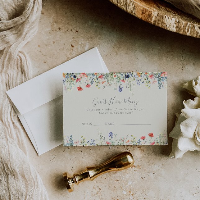 Radiale Wildblume schätzt wie viele Spielkarten Visitenkarte (Von Creator hochgeladen)