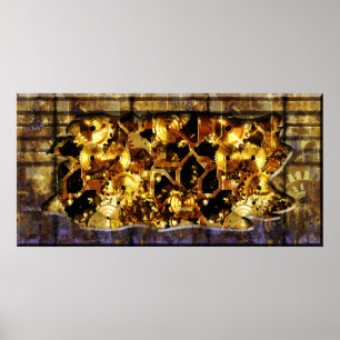 Radiales Steampunk 4 Print Poster