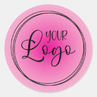 Radialfarbige Logo für Light bis Hot Pink