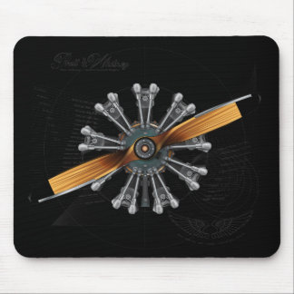 RadialMotor-Technik-Version Mousepad