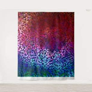 Radialstrudel-Muster multi - Tapisserie Wandteppich