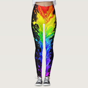 „Radiance“ – Ein abstraktes Pride-Muster  Leggings