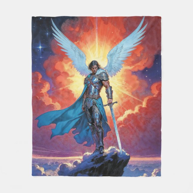 Radiance of Justice Archangel Michael Fleecedecke (Vorderseite)