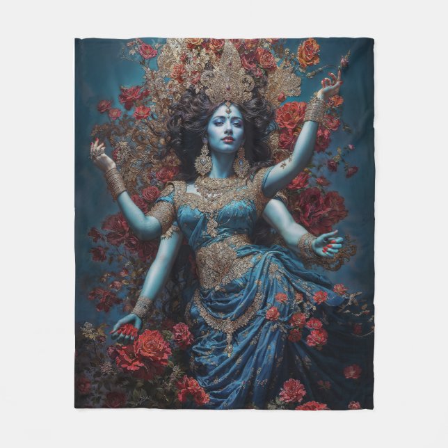 Radiance of Kali Fleecedecke (Vorderseite)