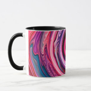 "Radiant Abstrakt Dance" Tasse