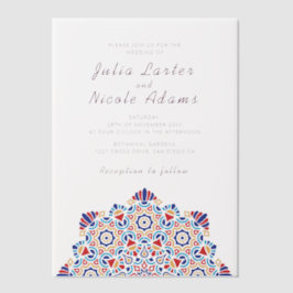 Radiant Airy Crescent Moon Mandala Wedding