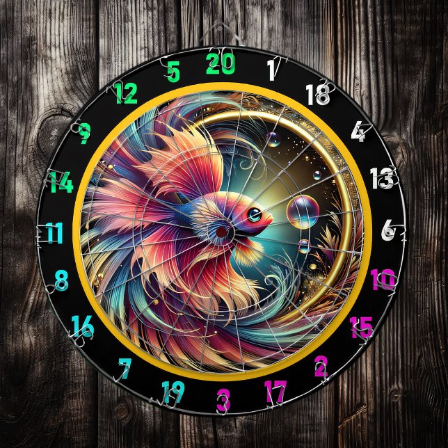 Radiant Betta Glow Dartboard Dekoration Dartscheibe (Von Creator hochgeladen)