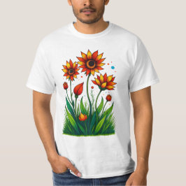 Radiant Bloom Burst T-Shirt