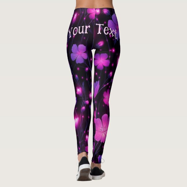 Radiant Bloom Custom-Leggings Leggings (Rückseite)