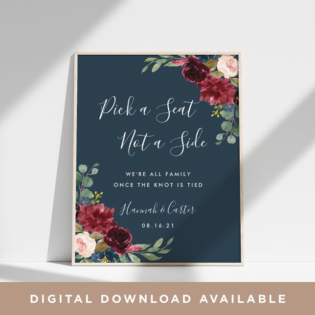 Radiant Bloom Hochzeitfeier Poster (Von Creator hochgeladen)