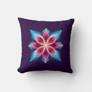 Radiant Bloom Mandala Kissen