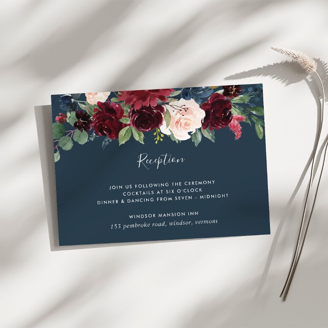 Radiant Bloom Wedding Begleitkarte (Von Creator hochgeladen)