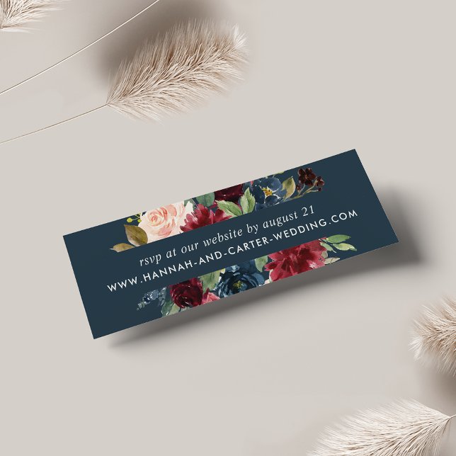 Radiant Bloom Wedding Website RSVP Cards (Von Creator hochgeladen)