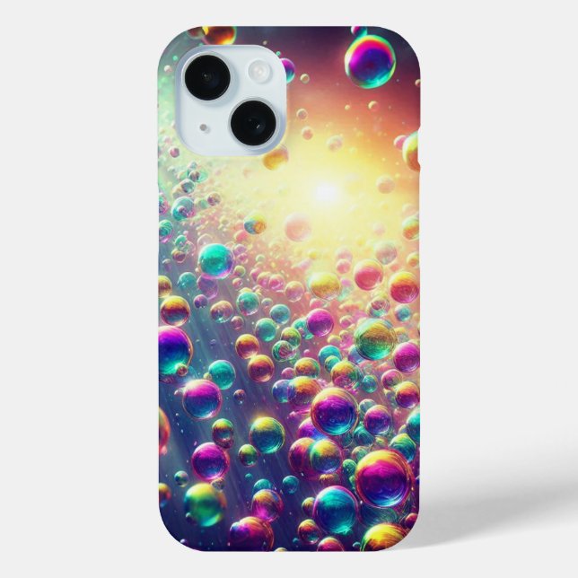 Radiant Bubbles Case-Mate iPhone Hülle (Rückseite)