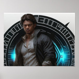 "Radiant Charm: Der hübsche Kalki Boy" Poster