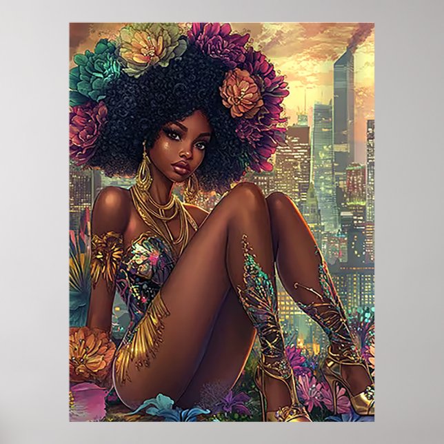 Radiant City Goddess Poster (Vorne)