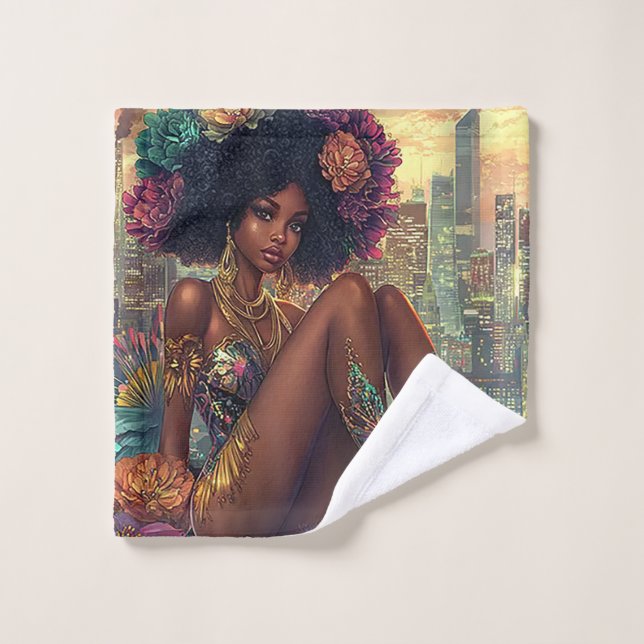 Radiant City Goddess Waschlappen (Waschlappen)