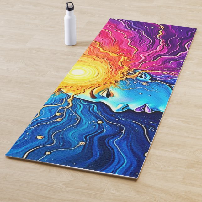 Radiant Cosmic Mind Erwachen Yogamatte (Beispiel)