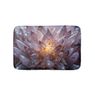 Radiant Crystal Heart Badematte