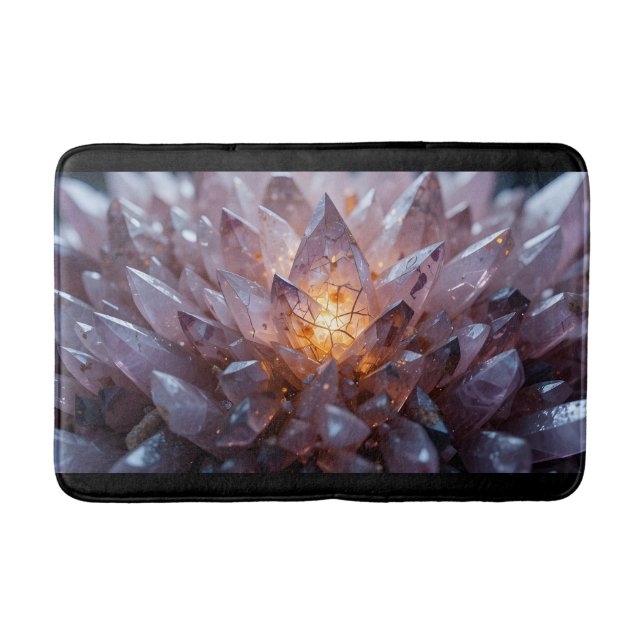 Radiant Crystal Heart Badematte (Vorderseite)