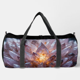 Radiant Crystal Heart Duffle Bag