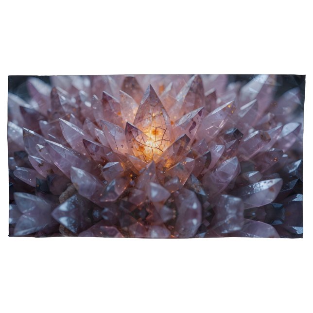 Radiant Crystal Heart Kissenbezug (Vorderseite)