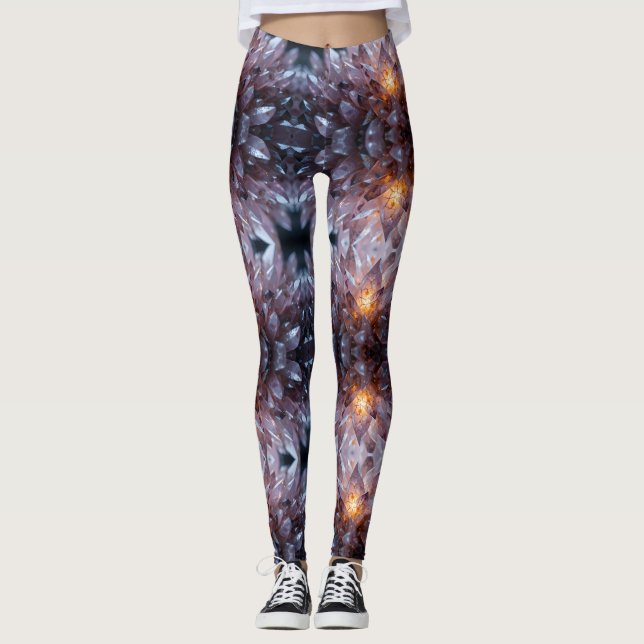 Radiant Crystal Heart Leggings (Vorderseite)
