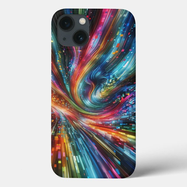 Radiant Digital Fiber Speed Phone Case - Vibrant  (Rückseite)