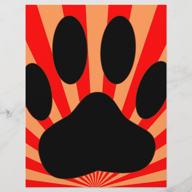 Radiant Dog Paw Print (Vorderseite)