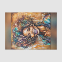 Radiant Ebonöl Slick Queen Decoupage Paper