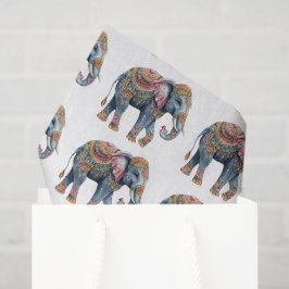 Radiant Festival Lights Seidenpapier