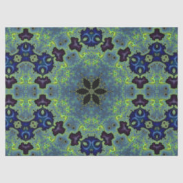 Radiant Fractal Symphony Seidenpapier