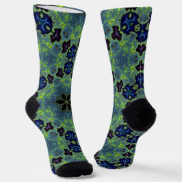 Radiant Fractal Symphony Socken