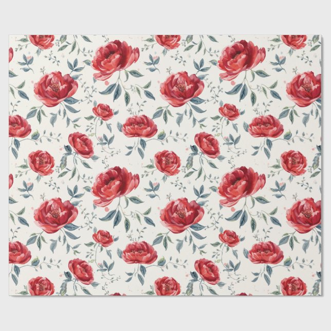 Radiant garden of confidence pattern geschenkpapier (Flach)