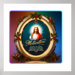 Radiant Glory: Die Freude an Weihnachten und Erlös Poster