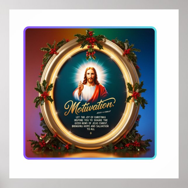 Radiant Glory: Die Freude an Weihnachten und Erlös Poster (Vorne)