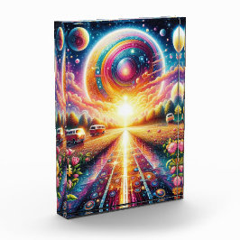 Radiant Glow Large 5D DIY Diamant Painting Kit Fotoblock