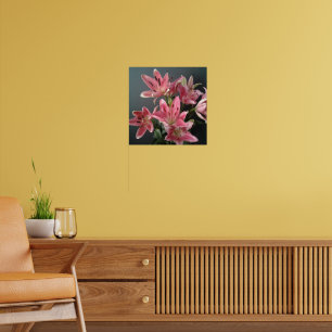 Radiant Grace: Rosa Lilien im Blut Poster